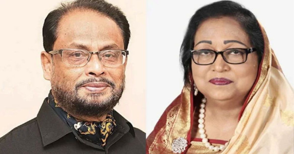 জিএম কাদের ও তার স্ত্রী শেরীফা কাদের। ছবি: সংগৃহীত